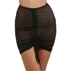 Jupe En Résille Fine 20706 - Noir