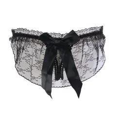 String Avec Volant Sur L'arrière 2102053 - Noir