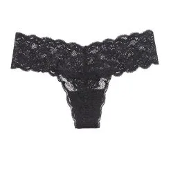 Tanga Sexy En Dentelle Large Ceinture 2103034 - Noir