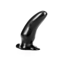 Plug Anal Recourbé All Black 14 Cm - AB45