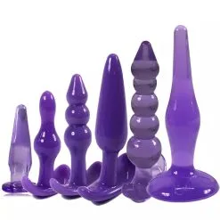 Kit 6 Plugs Anal Starter - Violet