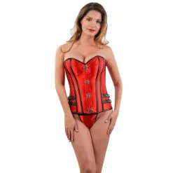 Bustier Agrafes 2942 - Rouge