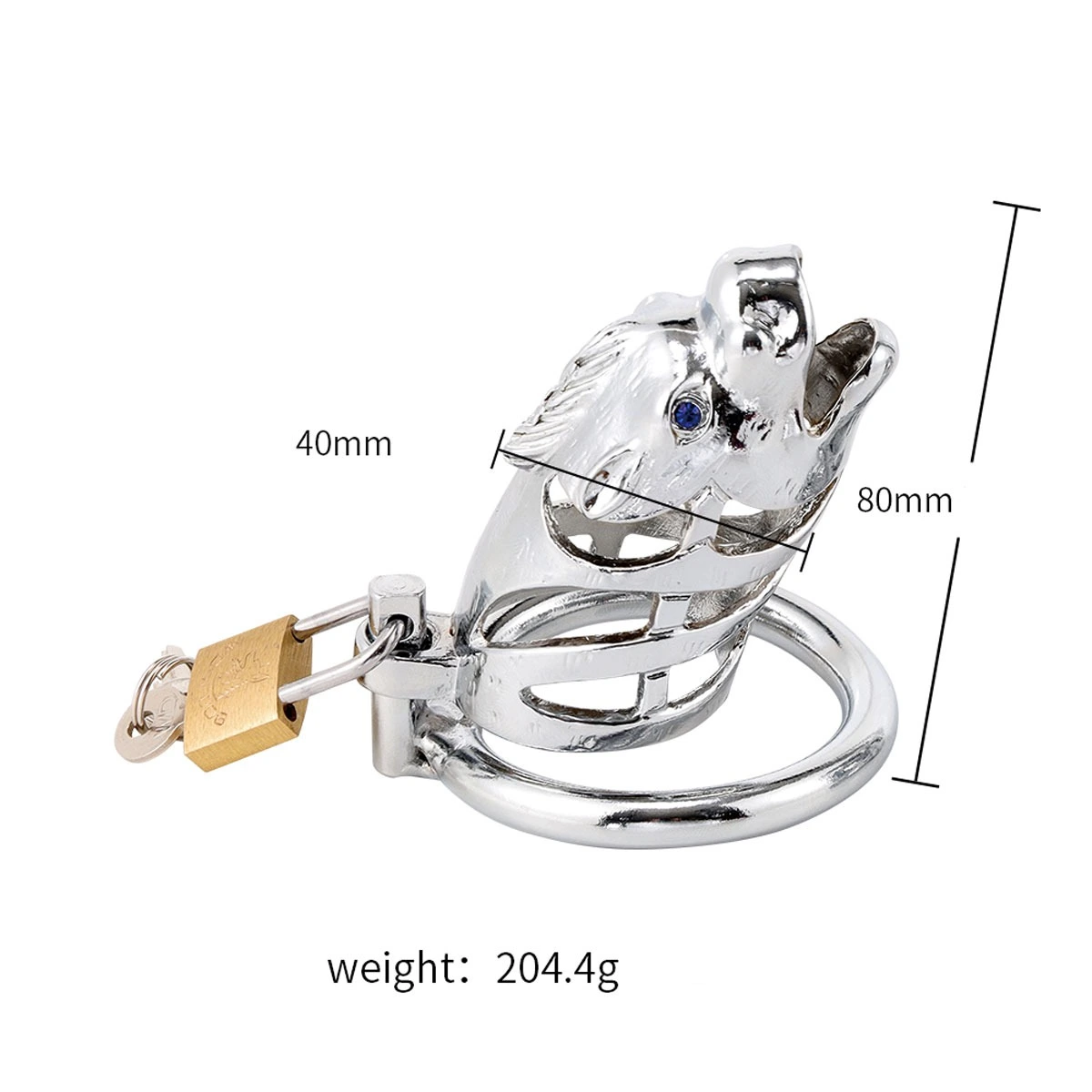 Cage De Chasteté En Métal - Dragon – Image 3
