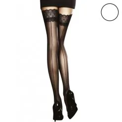 Bas Couture Celia - Blanc