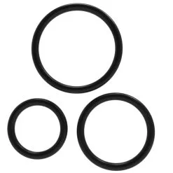 Pack 3 Cockrings Silicone HS007