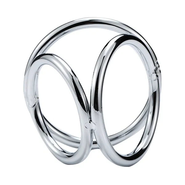 Cockring Triple En MĂ©tal â Image 4