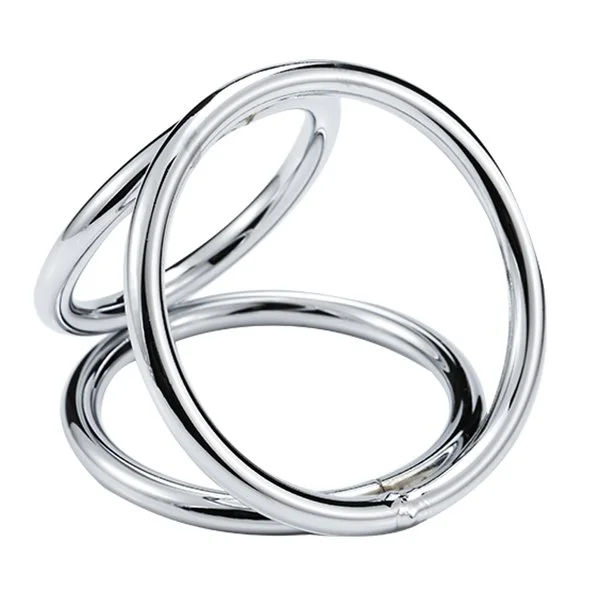 Cockring Triple En MĂ©tal â Image 2