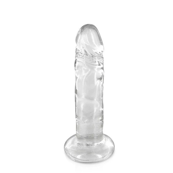 Gode Jelly Transparent Avec Ventouse - 18 Cm â Image 2