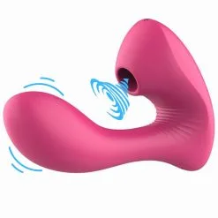 Double Stimulateur Vibration + Aspiration Dual Pleasure M136