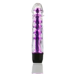 Vibromasseur Multi-vitesse Réaliste - Violet