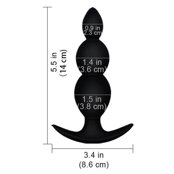 Plug Anal 3 Boules Q03-0040 â Image 2
