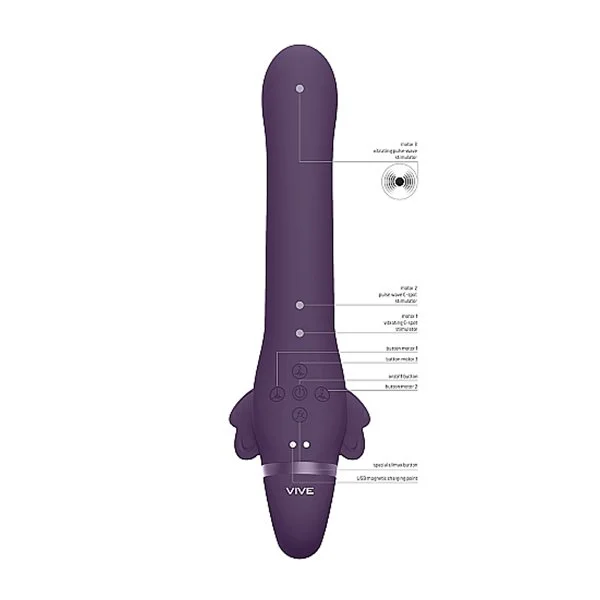 Gode Sans Ceinture Satu De Vive - Violet â Image 4