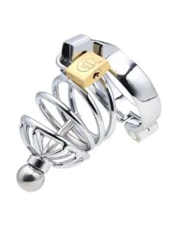 Cage De Chasteté Avec Tige à Urètre