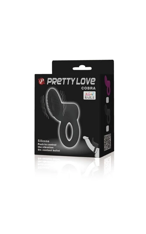 Cockring Vibrant Cobra - Noir â Image 2