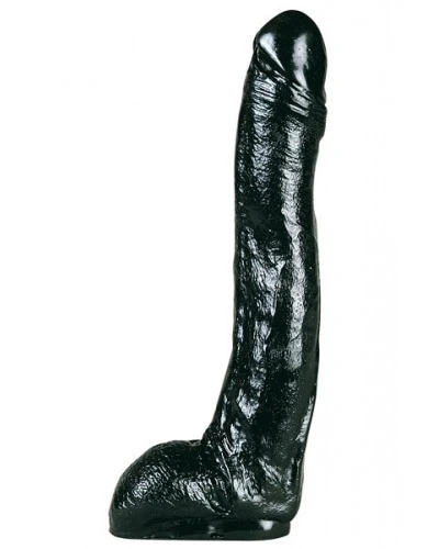 Gode Réaliste All Black 29 Cm - AB15