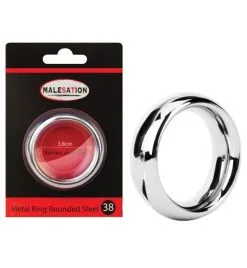 Metal Ring Rounded Steel - 3,8 Cm