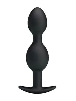 Plug Anal Avec Billes Internes - 2 Boules